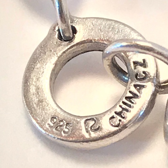 Diamond Simulated Platinum over Sterling Silver Heart Toggle Bracelet - Picture 3 of 5